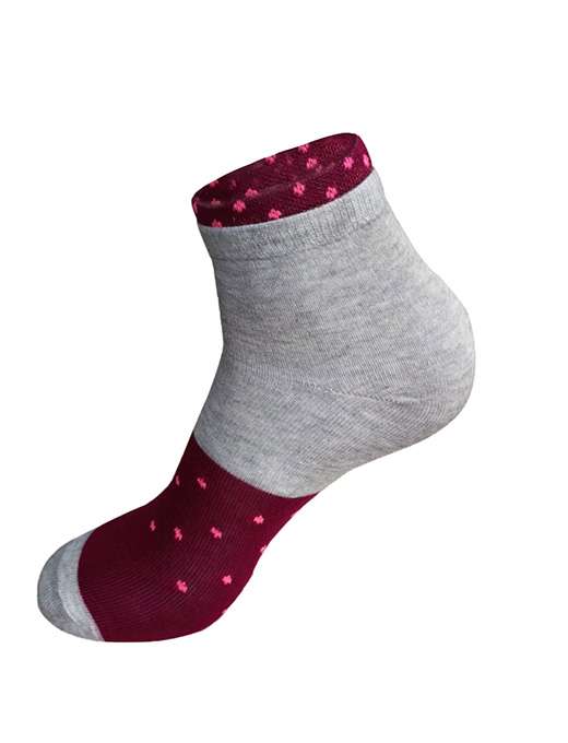 ankii stylish cotton self design women premium ankle socks, pack of 4 - 18018934 -  Standard Image - 1