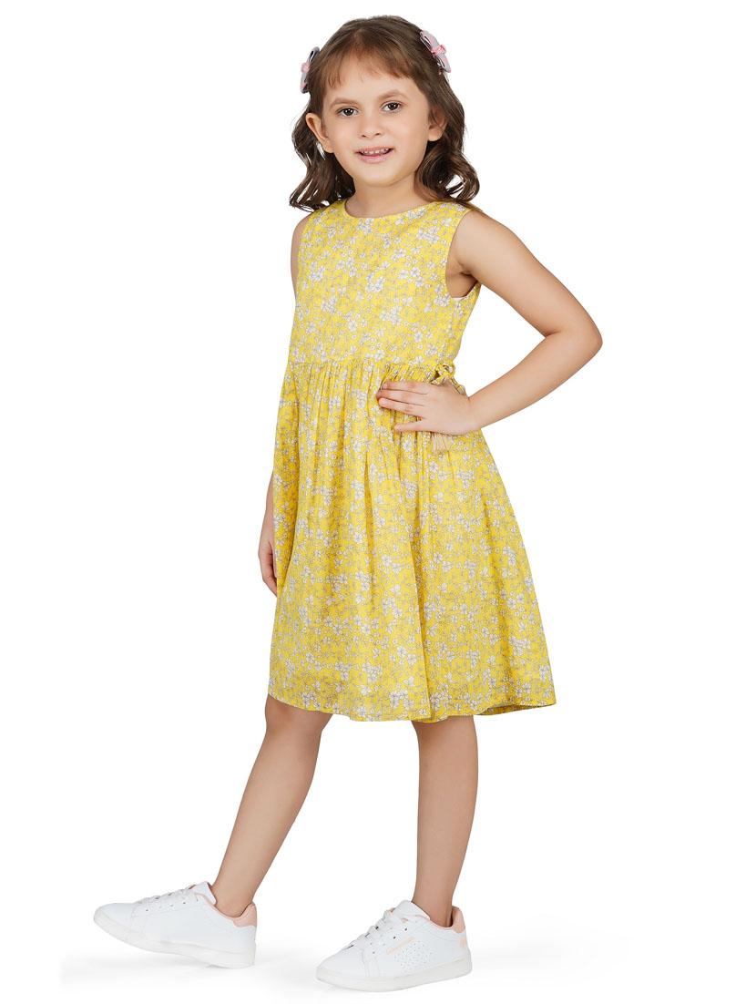 girls round neck sleeveless frock - 18019508 -  Standard Image - 1