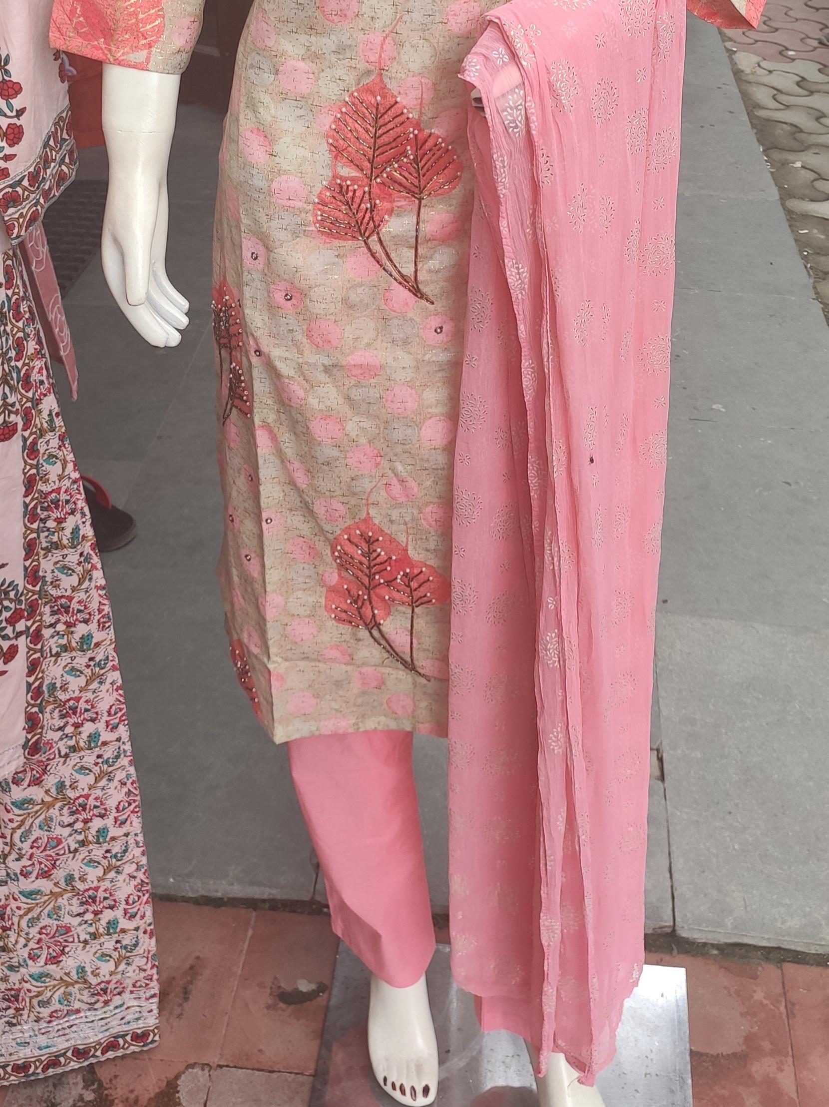kurti +pant +dupatta  - 18019924 -  Standard Image - 1