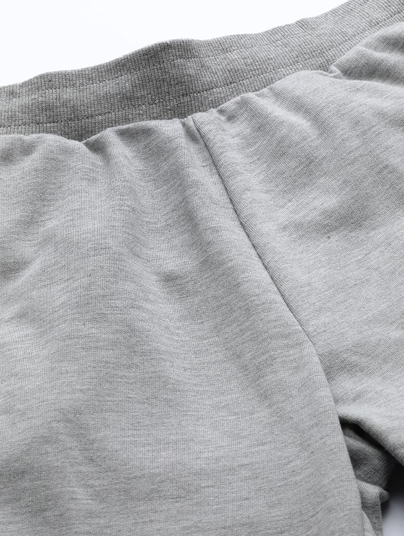 grey printed full length track pant - 18021120 - Standard Image - 4
