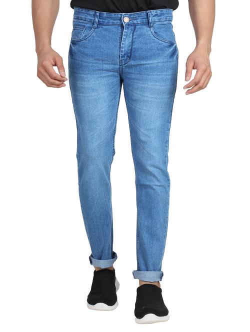 mens slim fit plain jeans - 18021832 - Standard Image - 0