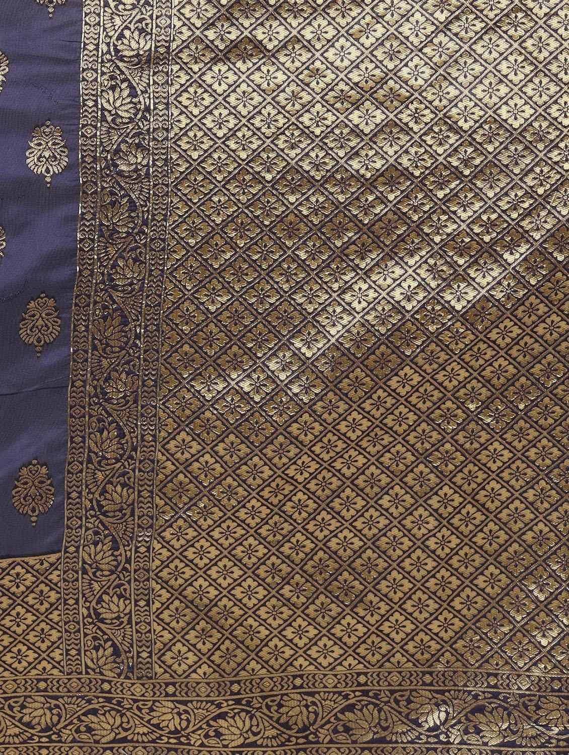 jacquard work kanjivaram saree - 18021983 - Standard Image - 4