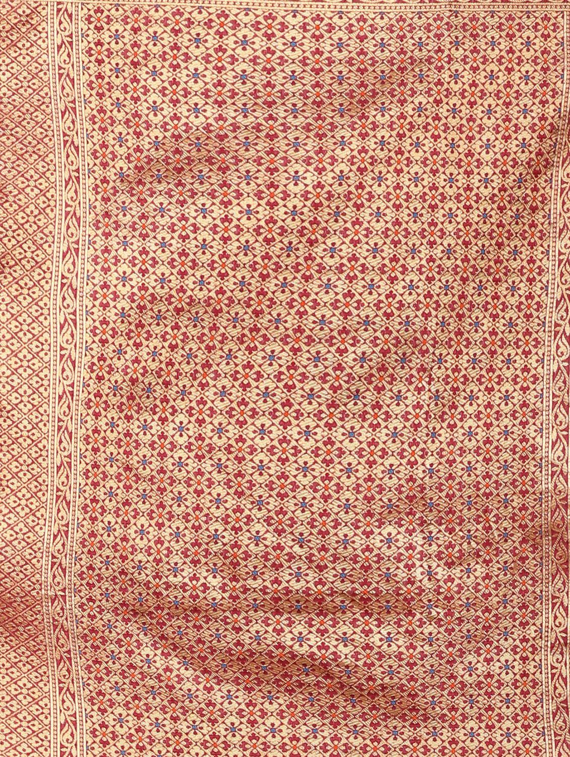 jacquard work kanjivaram saree with blouse - 18022014 - Standard Image - 4