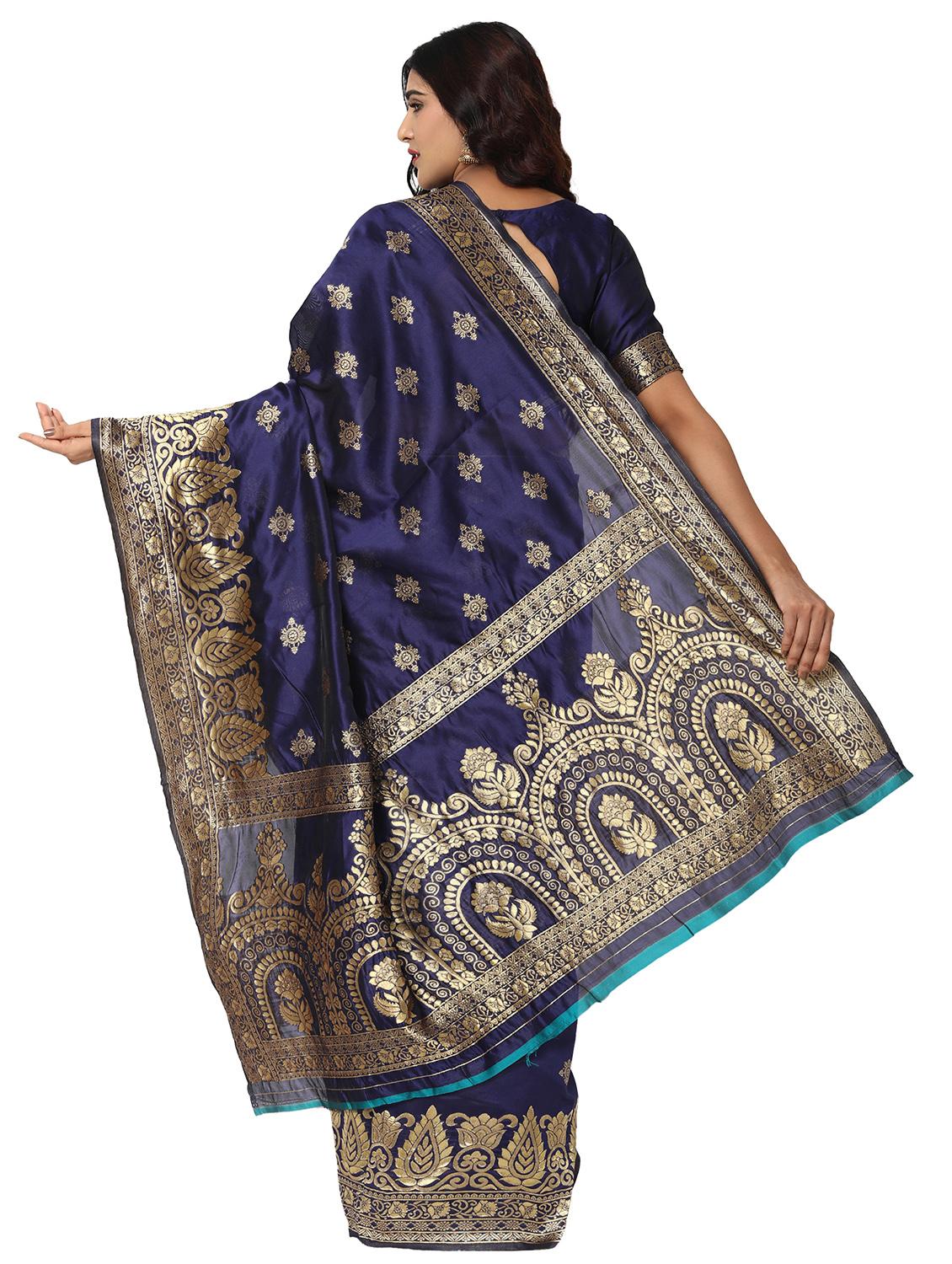 jacquard work kanjivaram saree with blouse - 18022025 -  Standard Image - 1