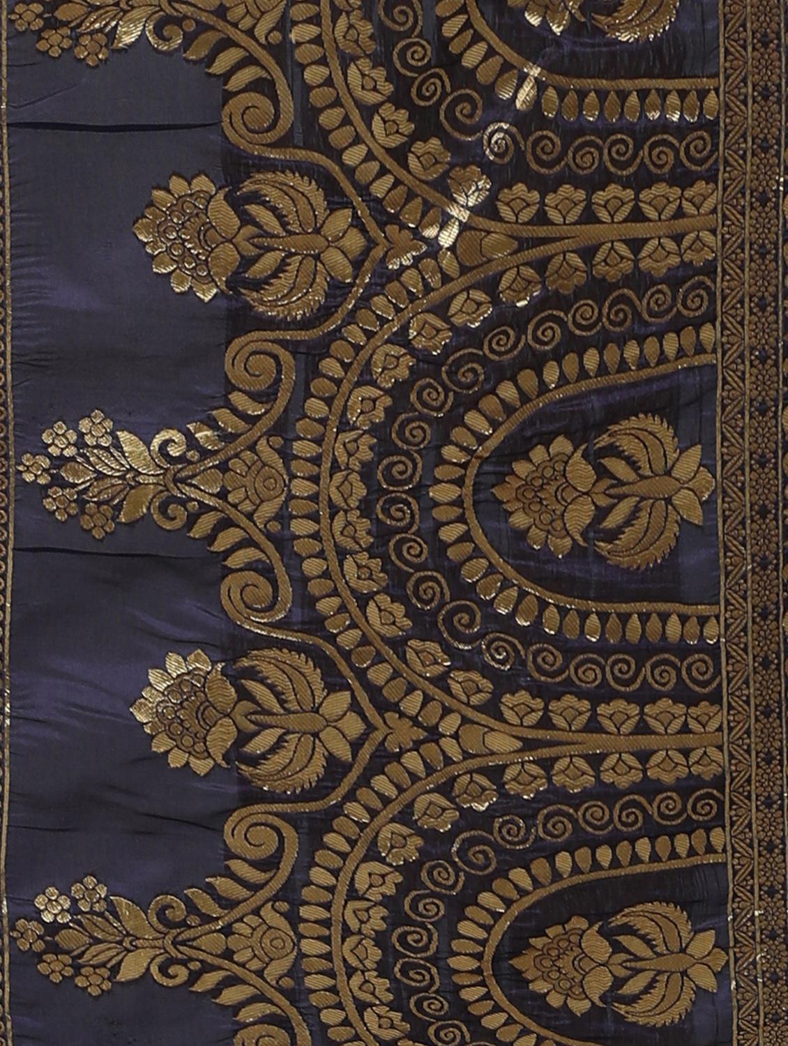 jacquard work kanjivaram saree with blouse - 18022025 - Standard Image - 4