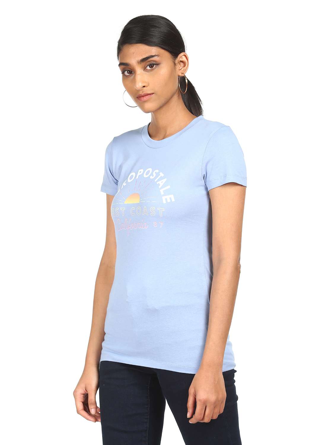 round neck graphic tee 