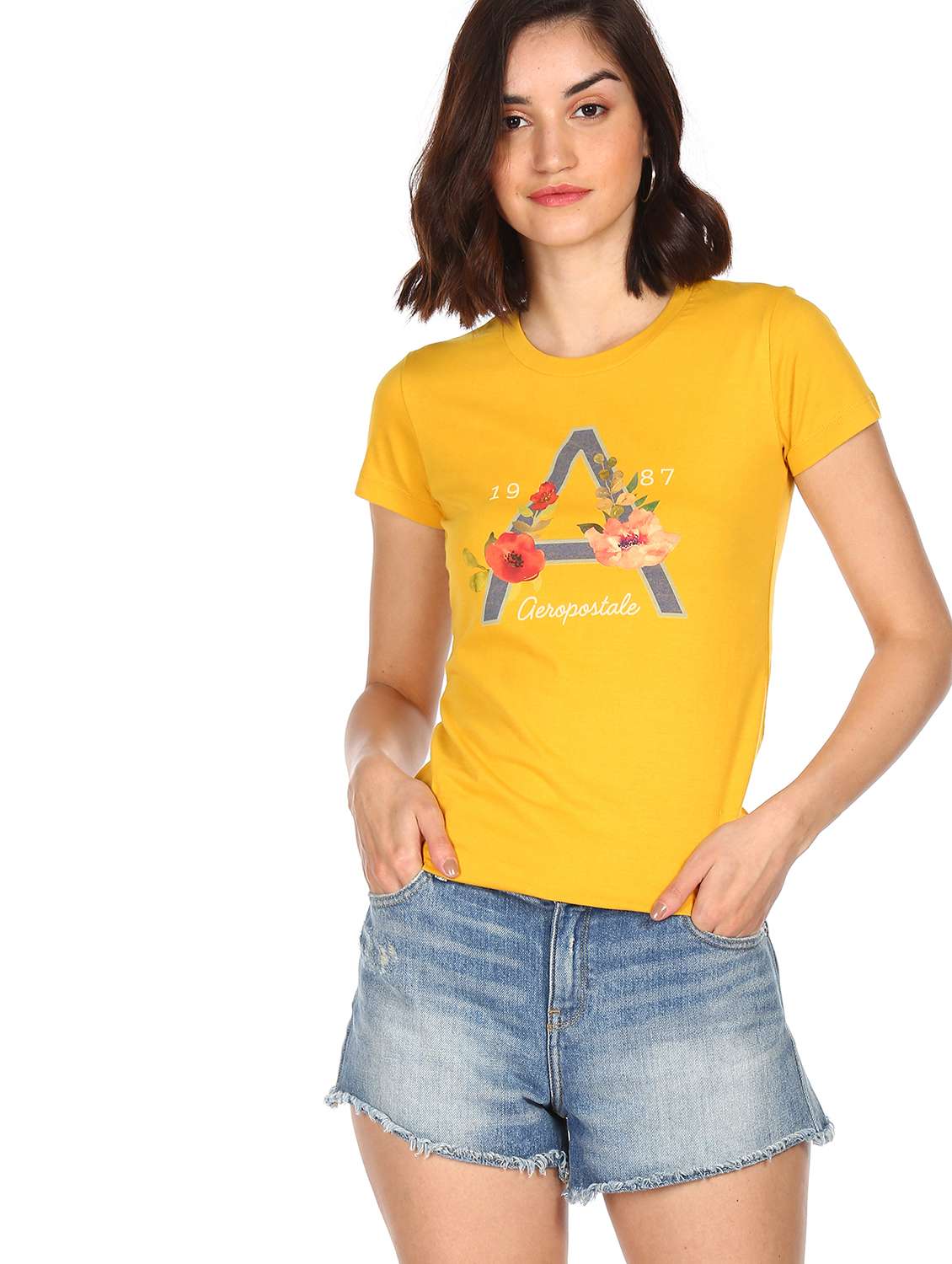 round neck graphic tee 