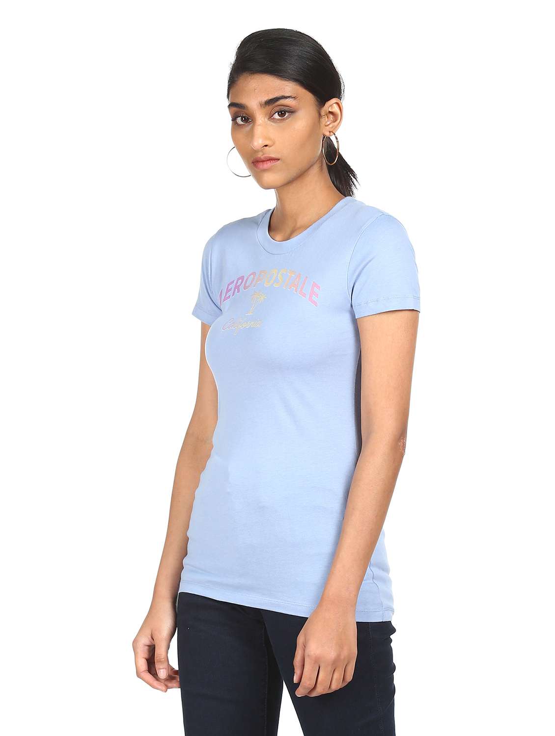 round neck graphic tee 