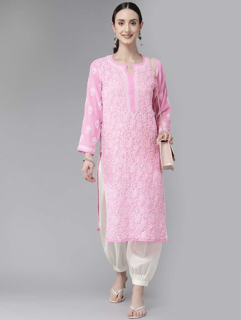 women's straight kurta - 18022570 -  Standard Image - 1