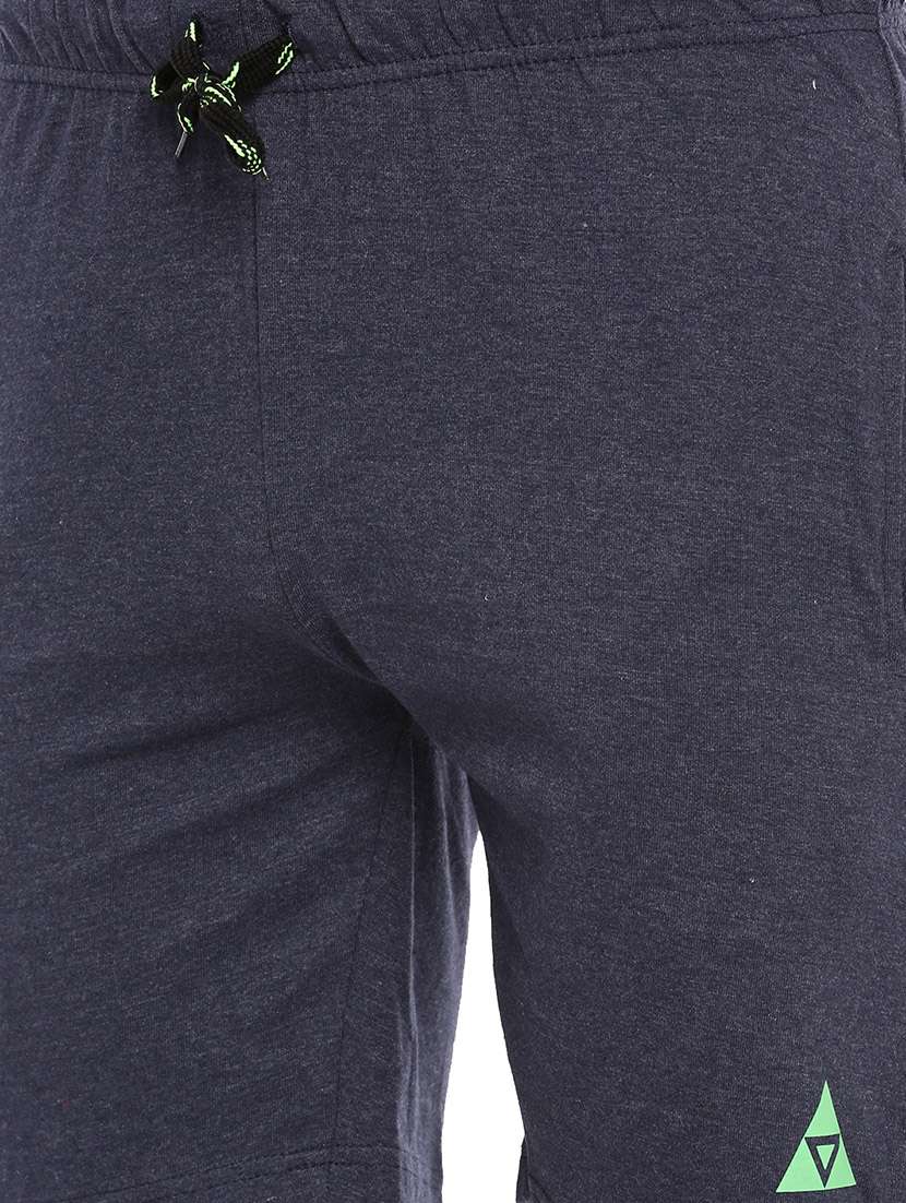 blue solid shorts - 18023347 -  Standard Image - 4