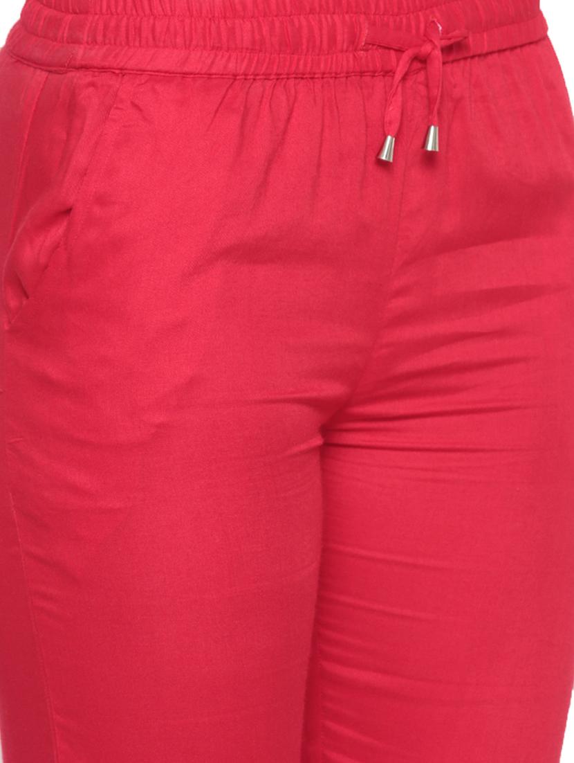 mid rise cigarette pants trouser - 18025132 - Standard Image - 4