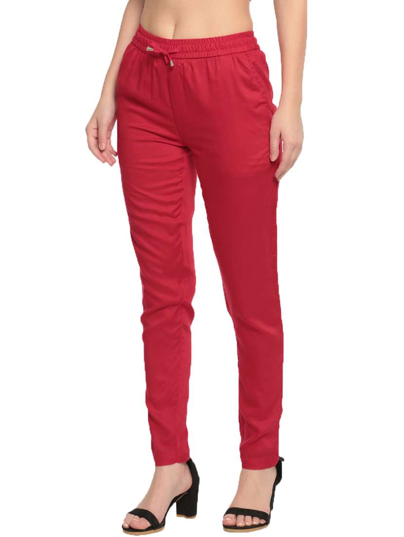 mid rise  cigarette pants trouser - 18025133 -  Standard Image - 1