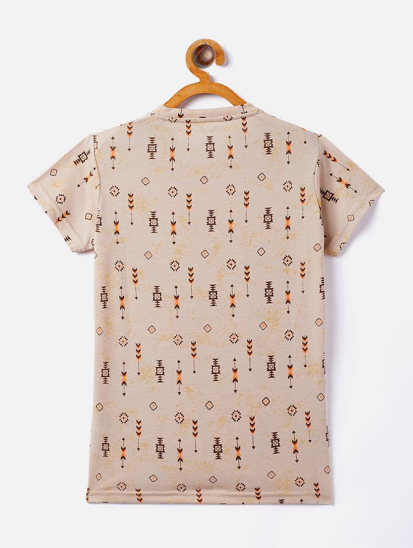 round neck printed regular tee  - 18025175 -  Standard Image - 1