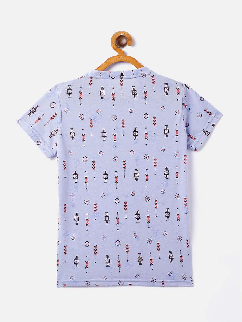 round neck printed regular tee - 18025176 - Standard Image - 1