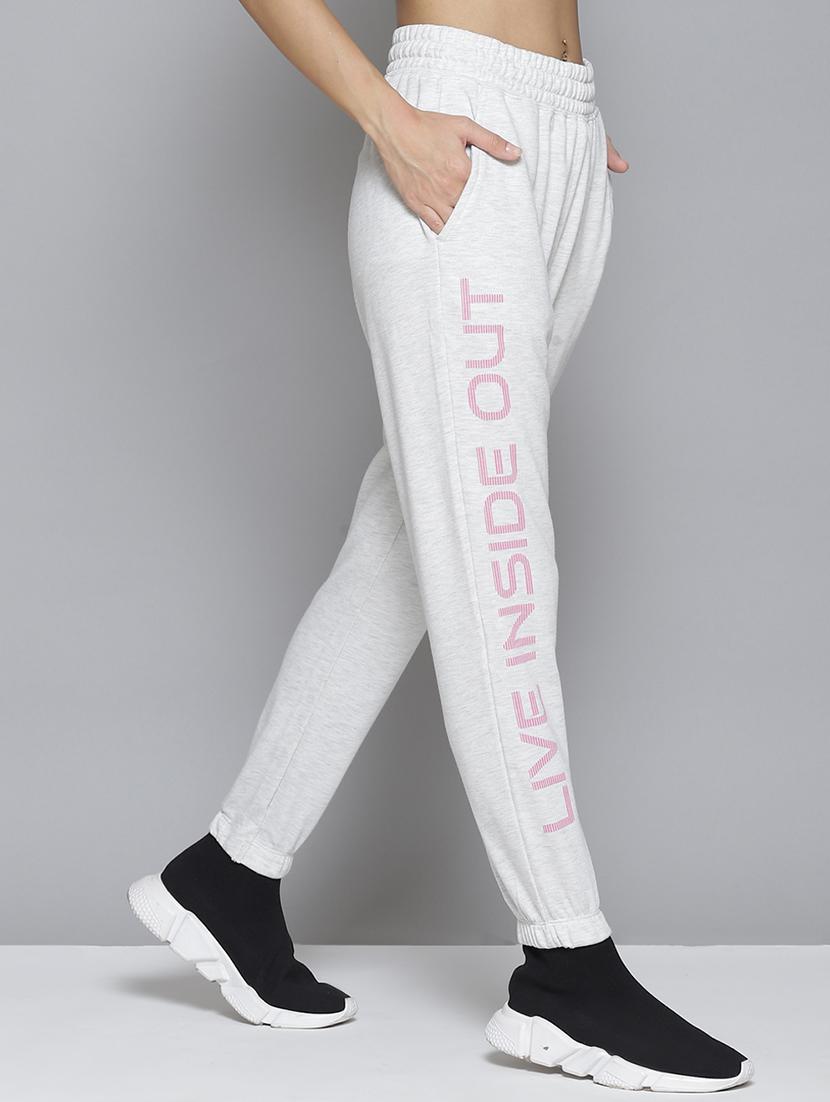 mid rise printed track pant - 18025709 -  Standard Image - 1