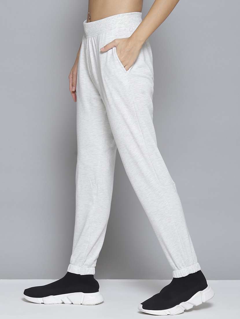 mid rise printed track pant - 18025712 - Standard Image - 1