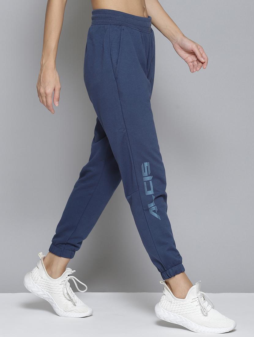mid rise printed track pant - 18025713 -  Standard Image - 1