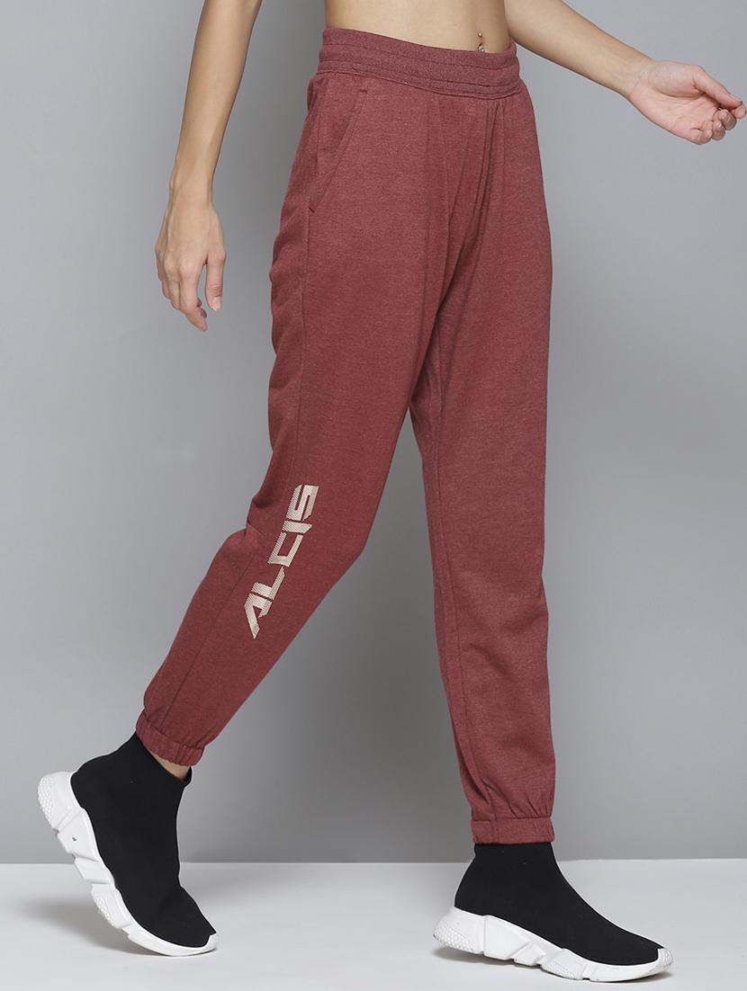 mid rise printed track pant - 18025714 -  Standard Image - 1