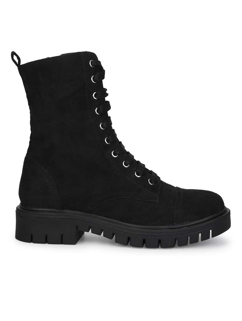 black lace up boot - 18025800 - Standard Image - 1