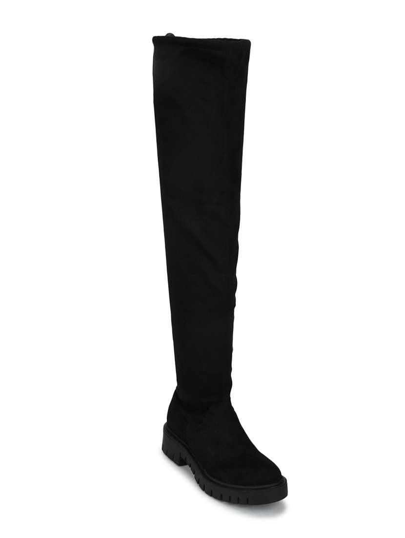 black knee length boot - 18025803 -  Zoom Image - 0