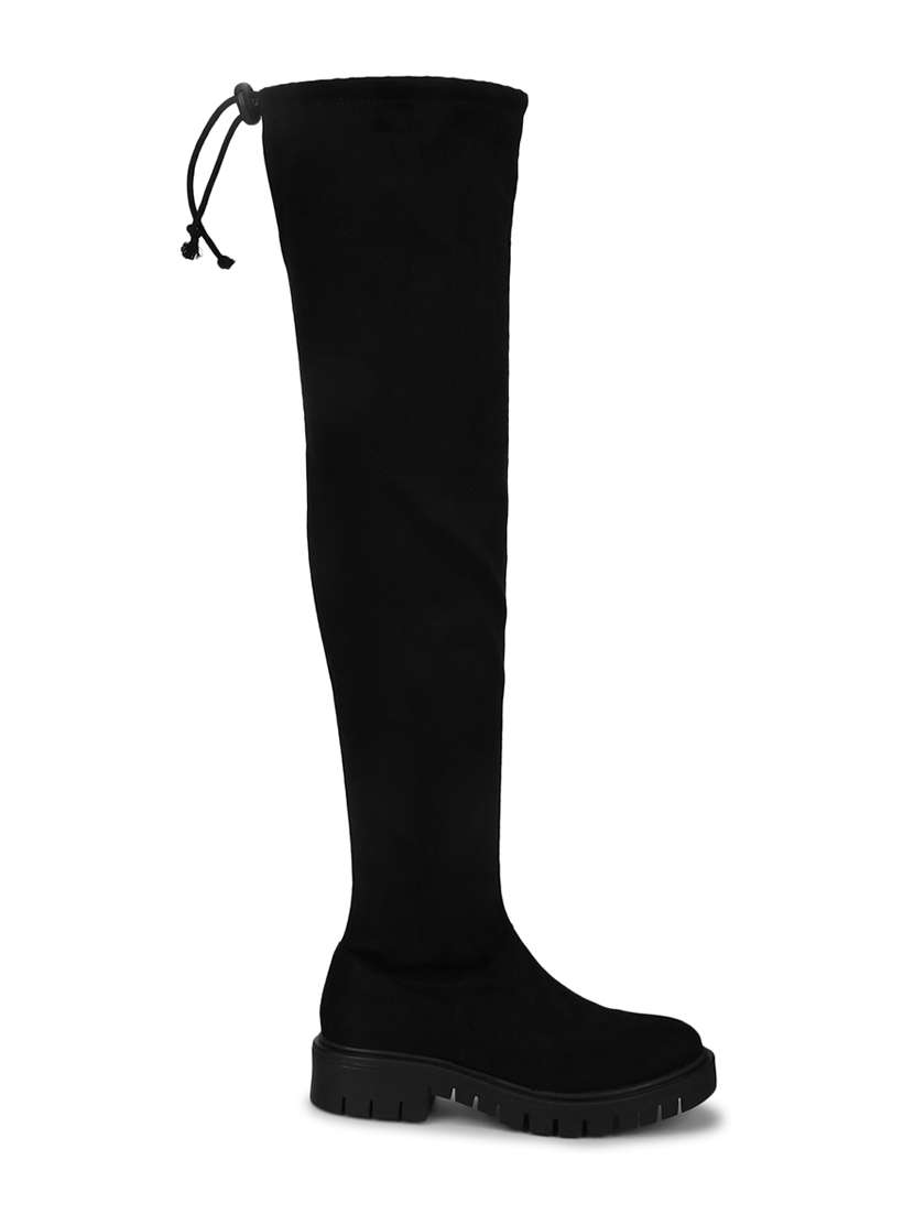 black knee length boot - 18025803 -  Standard Image - 1