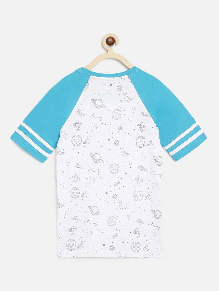 blue printed  t-shirt - 18026962 -  Standard Image - 1