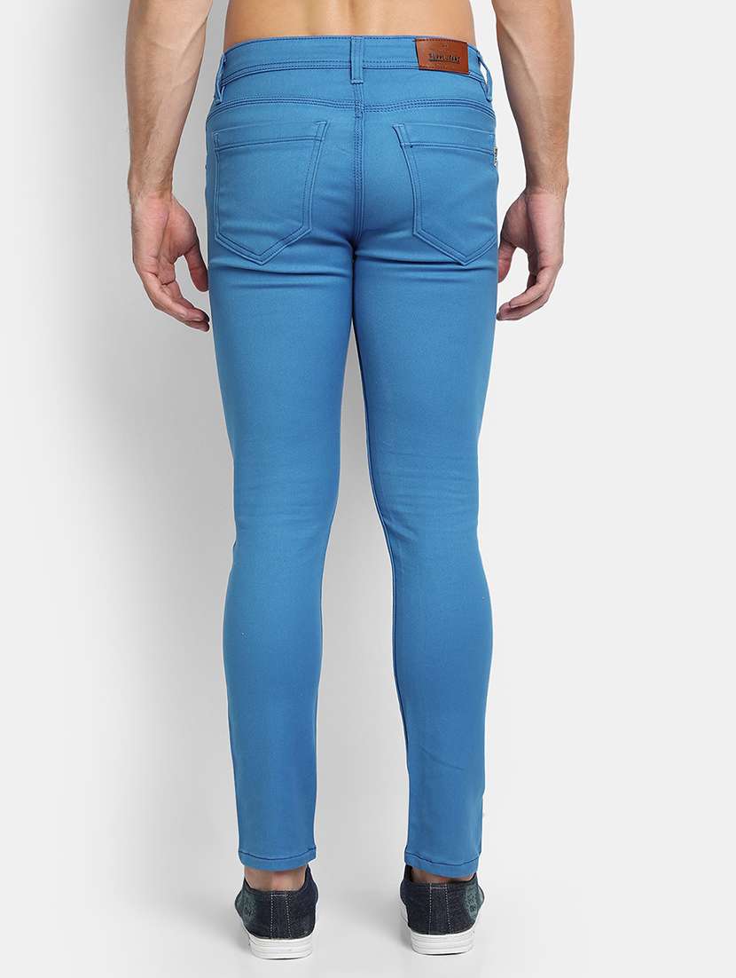 mens skinny fit plain jeans - 18027231 -  Standard Image - 1