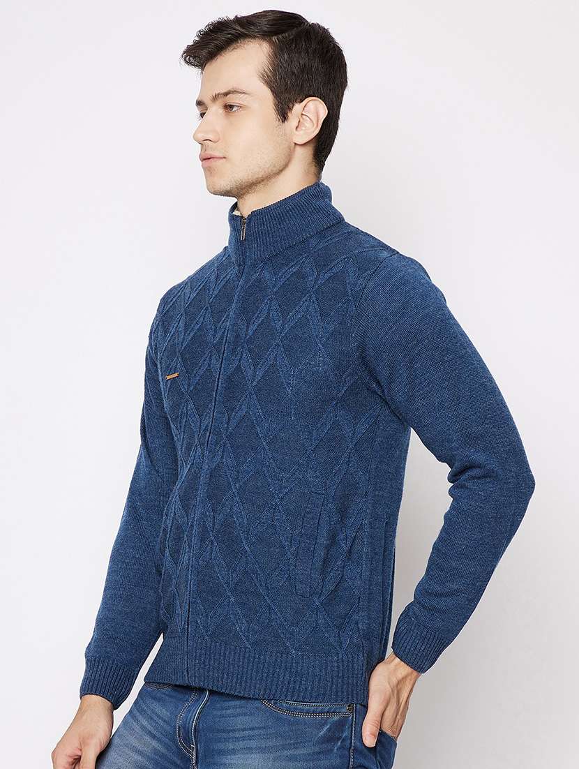 navy color men's jacket - 18028123 -  Standard Image - 1