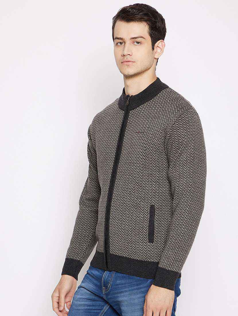 grey color men's jacket - 18028127 -  Standard Image - 1