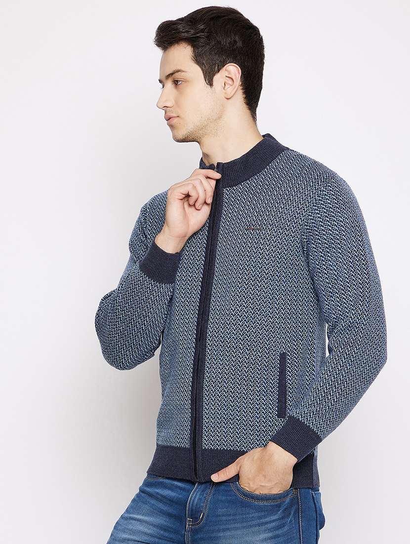 navy color men's sweatshirt - 18028128 - Standard Image - 1