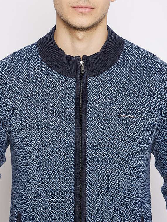 navy color men's sweatshirt - 18028128 - Standard Image - 4