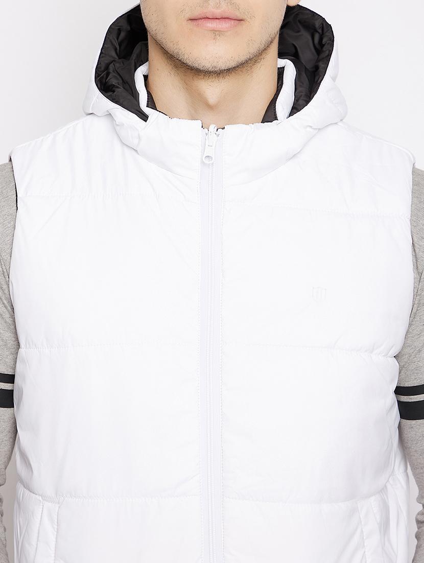 grey hooded reversible jacket - 18028145 - Standard Image - 4