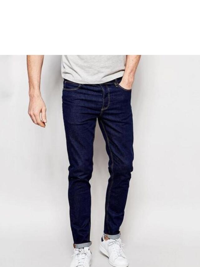 dark blue denim jeans - 18028521 - Standard Image - 1