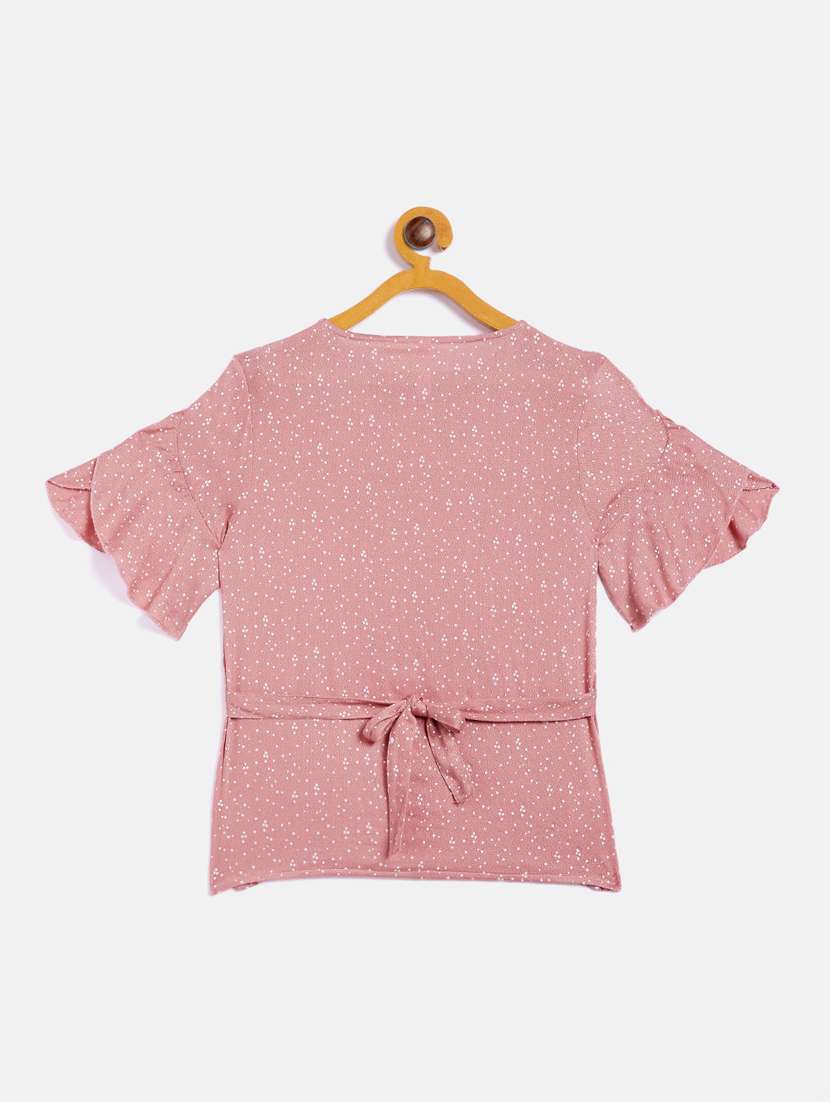 girls round neck top - 18028692 -  Standard Image - 1