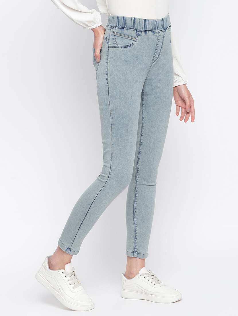 mid rise solid jegging - 18029108 -  Standard Image - 1