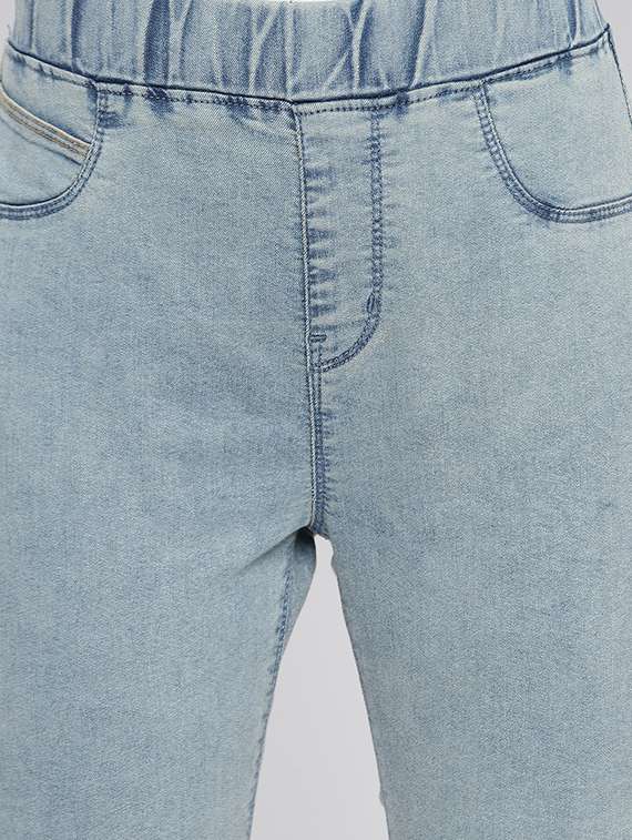 mid rise solid jegging - 18029108 -  Standard Image - 4