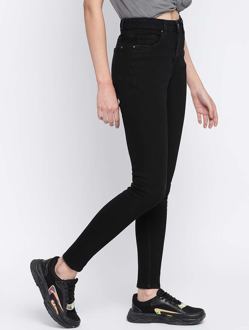 women's plain slim fit jeans - 18029120 -  Standard Image - 1