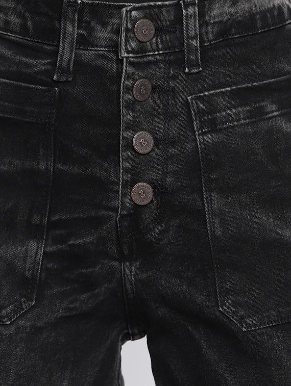 women's plain wide leg jeans - 18029122 - Standard Image - 4