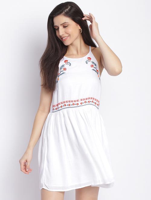 women's fit & flare mini dress - 18029284 -  Standard Image - 0