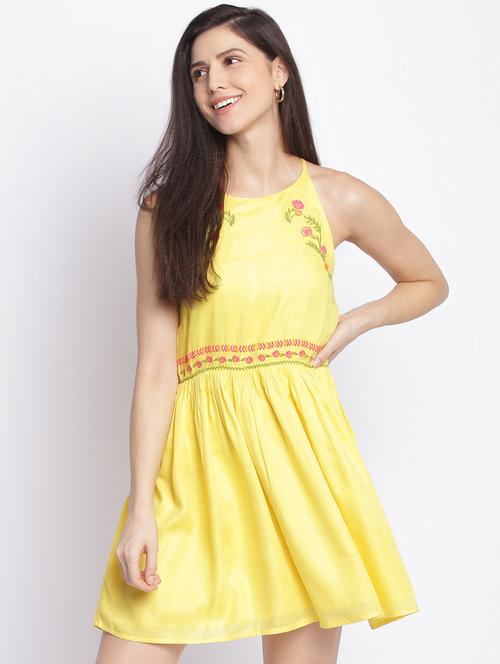 women's fit & flare mini dress - 18029285 -  Standard Image - 0