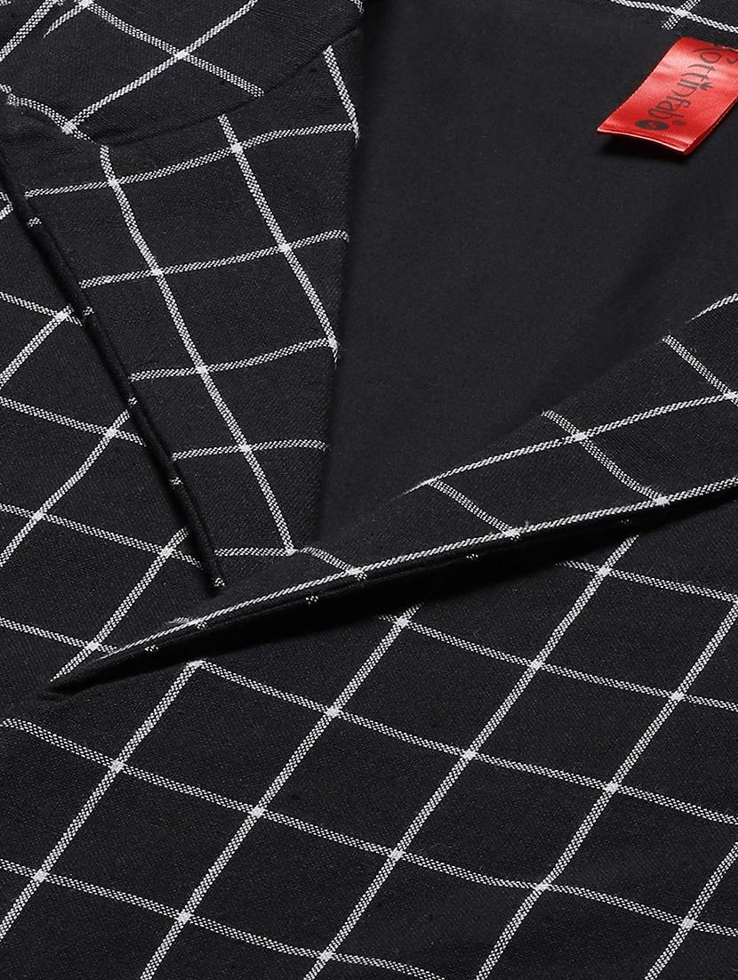 lapel neck checkered formal blazer - 18029740 - Standard Image - 4