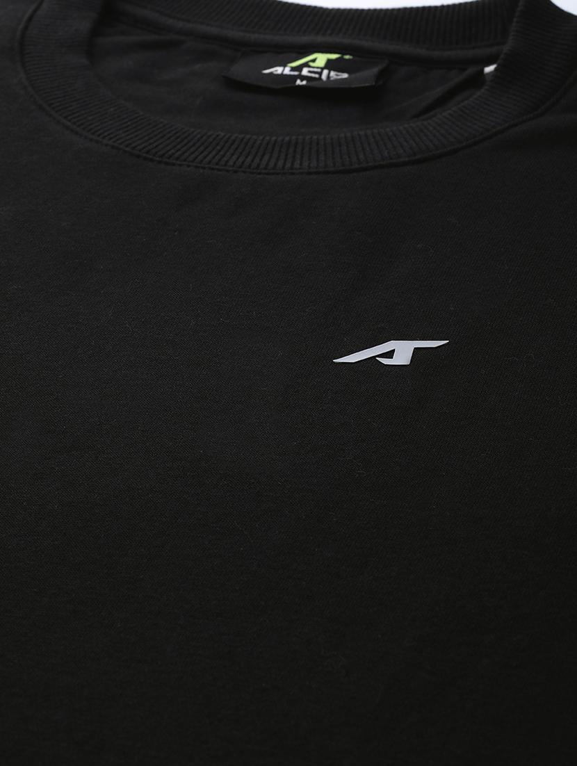 black solid sweatshirt - 18030055 - Standard Image - 4