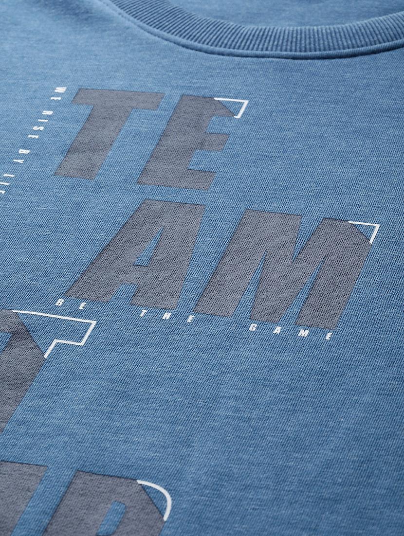 blue printed sweatshirt - 18030057 - Standard Image - 4