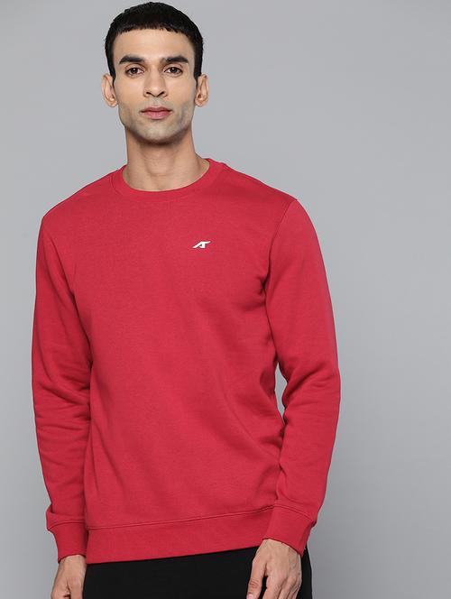 red solid sweatshirt - 18030082 - Standard Image - 0