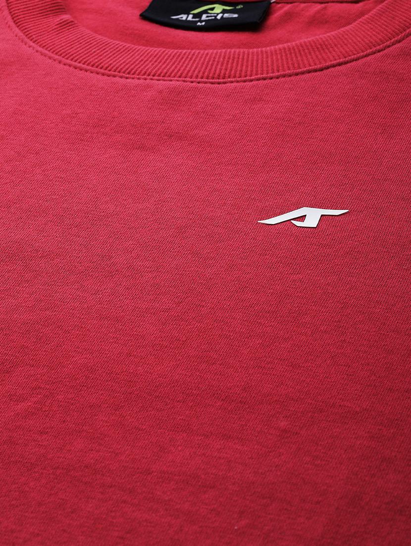 red solid sweatshirt - 18030082 - Standard Image - 4