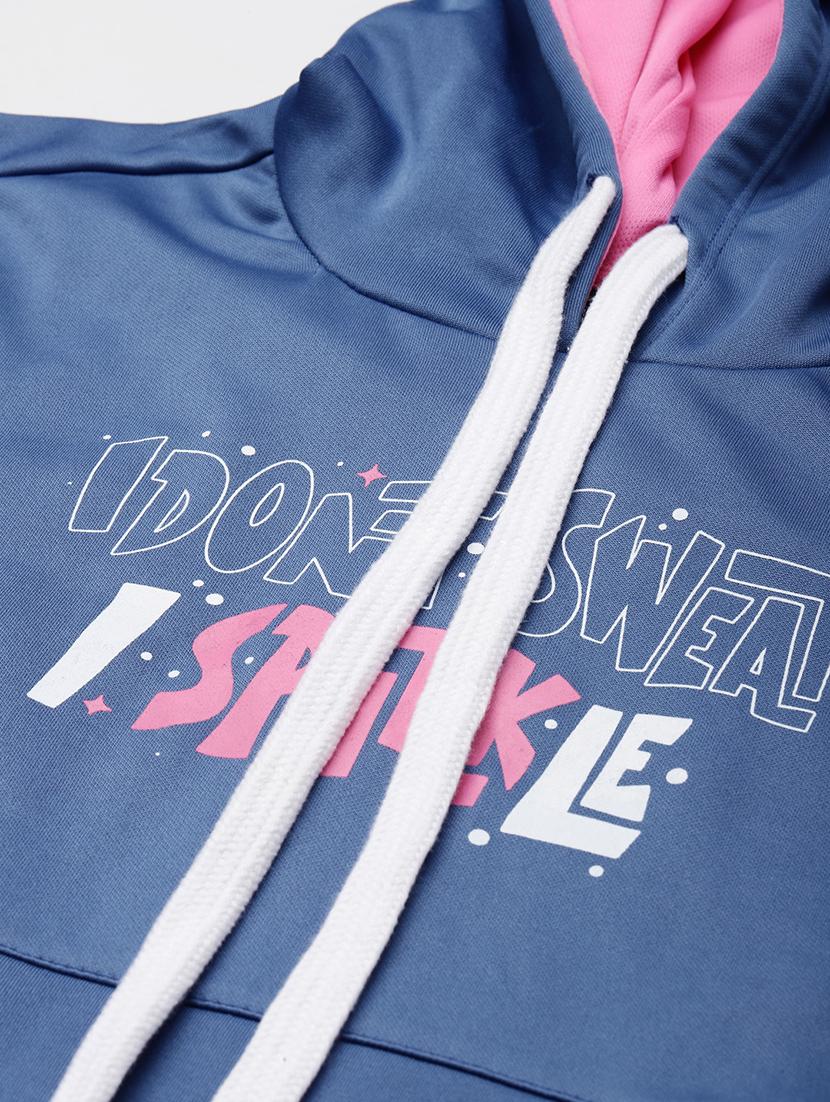 hooded neck printed sweatshirt - 18030141 - Standard Image - 4
