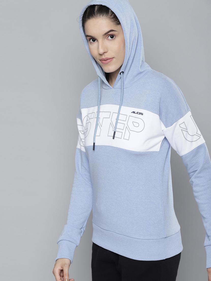 hooded neck printed sweatshirt - 18030142 -  Standard Image - 1