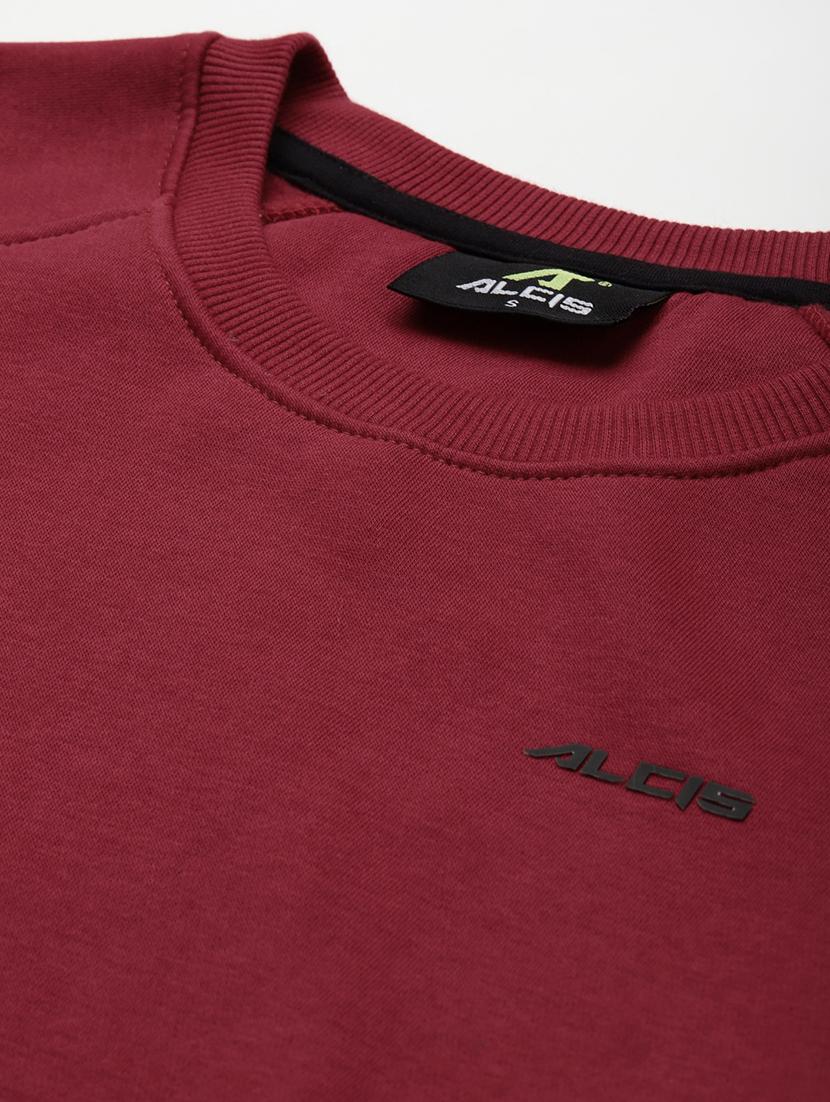 crew neck solid sweatshirt - 18030144 - Standard Image - 4