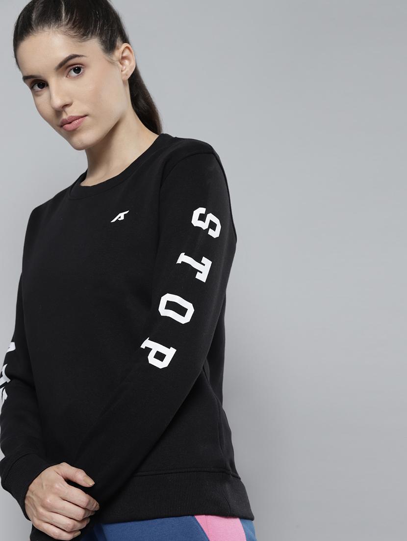crew neck printed sweatshirt - 18030148 - Standard Image - 1
