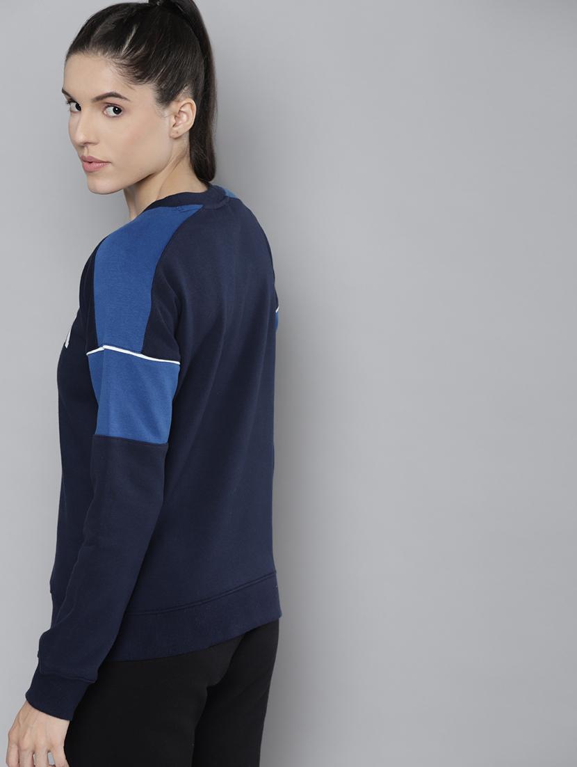 crew neck color block sweatshirt - 18030150 - Standard Image - 1